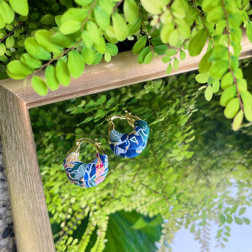 Genie mini Earrings - Blue multi